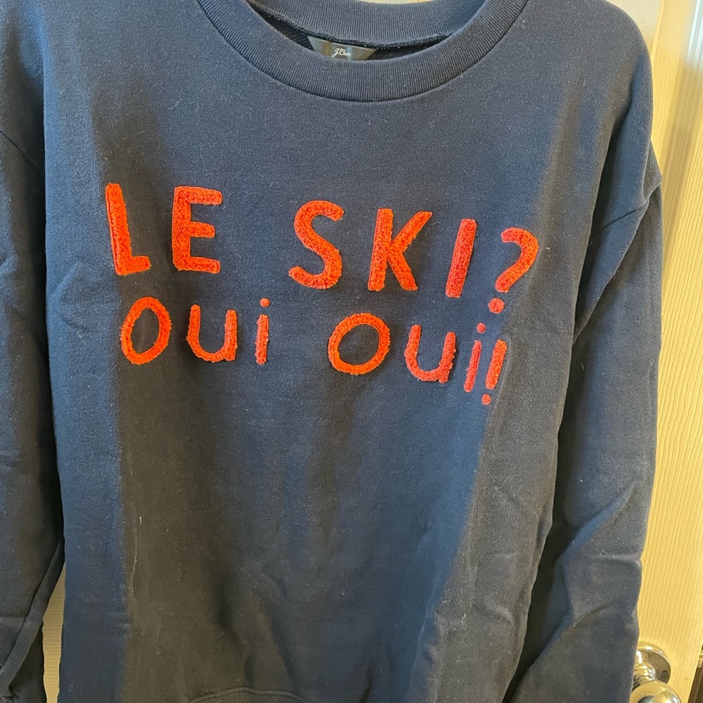 JCrew Le Ski Oui Oui Sweatshirt